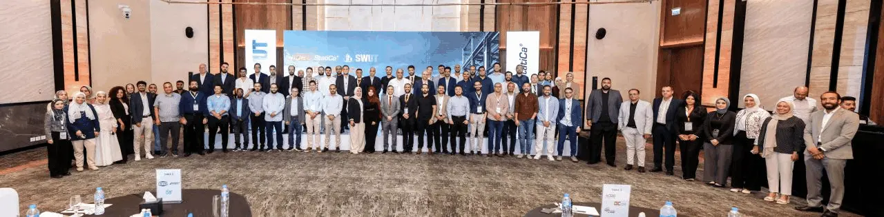 Attendees of IDEA StatiCa Coffee & Learn 2026 at Triumph Luxury Hotel, Cairo